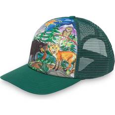 Boys - Green Accessories Sunday Afternoons Kid's Artist Series Trucker Cap - Forest Friends