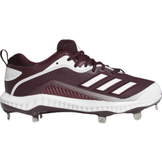 Men - Textile Baseball Shoes Adidas Icon 6 Bounce Cleats M - Team Maroon/Cloud White/Cloud White