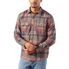 UpWest Brushed Flannel Shirt - Garnet Plaid