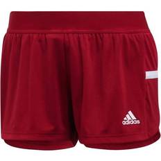 Adidas Women's Team 19 Running Split Shorts - Collegiate Burgundy/White