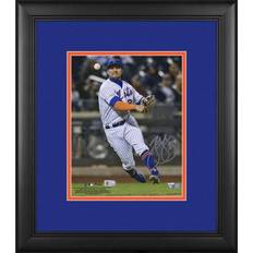 Fanatics New York Mets J.D. Davis Framed Autographed Throwing Photograph