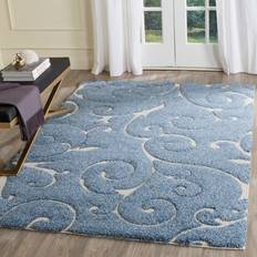 Carpets & Rugs Safavieh Florida Shag Area Blue 160.02x99.06cm