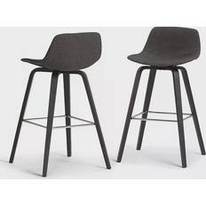 Green Bar Stools Simpli Home Randolph Bentwood Bar Stool 93cm 2pcs
