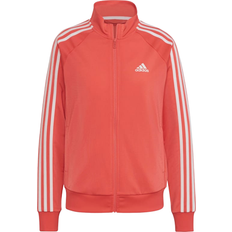 adidas PrimeGreen Essentials Warm-Up Slim 3-Stripes Track Jacket - Semi Turbo/White