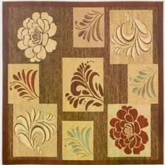 Safavieh Lyndhurst Multicolor, Brown 79x79"