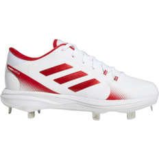 Adidas Women Baseball Shoes Adidas Purehustle 2.0 Cleats W - Cloud White/Team Power Red/Grey One