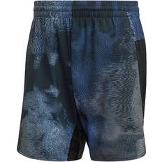 Multicolore Shorts Adidas D4T HIIT Allover Print Training Shorts - Multicolor/Black