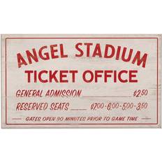 Open Road Brands Los Angeles Angels 10" x 17" Ticket Office Wood Sign