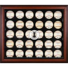Fanatics Oakland Athletics Logo Mahogany Framed 30 Ball Display Case