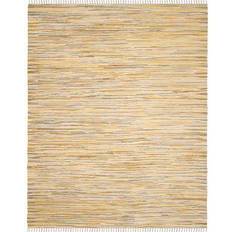 Safavieh Rag Rug Collection Gold, Multicolor 108x144"