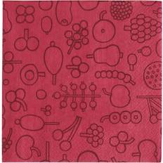 Iittala Oiva Toikka Cloth Napkin Red (33x33cm)