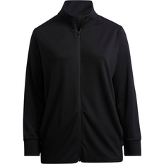 Adidas Women's Textured Full-Zip Jacket Plus Size - Black