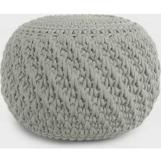 Simpli Home Nisi Pouffe 14"