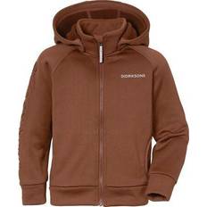 Brown Fleece Jackets Children's Clothing Didriksons Corin Kid's Full-zip - Earth Brown (504394-518)