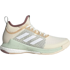 Green - Women Volleyball Shoes Adidas Crazyflight W - Off White/Cloud White/Ecru Tint