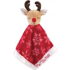 Red Comforter Blankets Hudson Plush Security Blanket Reindeer