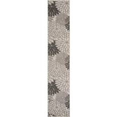 Nourison Aloha ALH05 Gray, Silver 27x120"