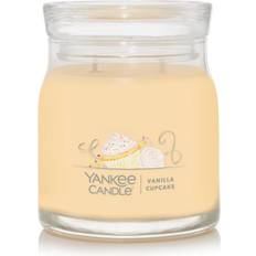 Yankee Candle Vanilla Cupcake Signature Collection 13 Oz. Small Light Yellow Light Yellow Medium