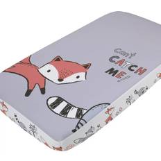 NoJo Lil Fox Fitted Crib Crib Sheet 27x52"