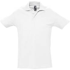 Sol's Men's Spring II Short Sleeve Polo Shirt - White