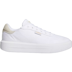 W court platform adidas Court Platform CLN W - Cloud White/Gold Metallic/Core Black