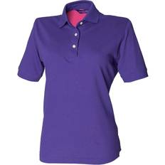 Henbury Womens/Ladies Classic Polo Shirt (Purple)