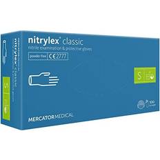 Schwarz Einweghandschuhe Mercator Nitrylex Powder Free Gloves 100-pack