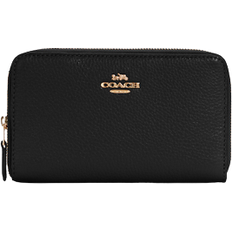 Coach Medium Id Zip Wallet - Gold/Black