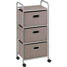 Gray Trolley Tables Honey Can Do Rolling Cart Trolley Table 11.5x16.1"