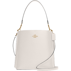 Press Stud Bucket Bags Coach Mollie Bucket Bag - Gold/Chalk