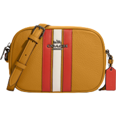 Coach Mini Jamie Camera Bag With Varsity Stripe - QB/Buttercup Multi