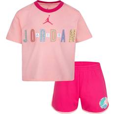 Andre sett Jordan Toddler Jordan T-Shirt and Shorts Set - Rush Pink (35B558-A4Y)