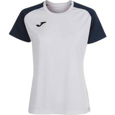 Joma T-shirt Short Sleeve Woman Academy IV - White/Navy Blue