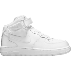 Nike Force 1 Mid LE PS - White/White
