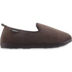 Slippers & Sandals Isotoner Microterry Samson Closed Back - Dark Chocolate