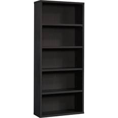 Brown Book Shelves Sauder 5-Shelf Display Book Shelf 72.7"