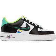 Nike air force 1 lv8 kids Nike Air Force 1 LV8 GSV - White/Black/Laser Blue/Volt