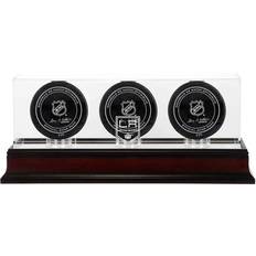 Fanatics Los Angeles Kings Mahogany Three Hockey Puck Logo Display Case