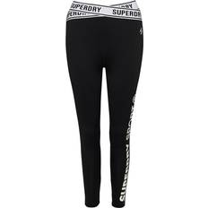 Superdry Women Tights Superdry Training Cross 7/8 Leggings - Black