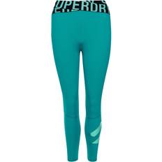 Superdry Women Tights Superdry Training Cross 7/8 Leggings - Blue