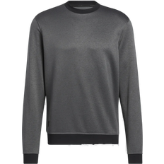 Golf Sweaters adidas Men's Go-To Crewneck Pullover - Black/Grey Six