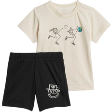 3-6M - Boys Tracksuits Children's Clothing adidas Originals x André Saraiva Shorts &Tee Set - White (HK9769)