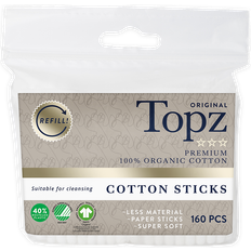 Återvunna förpackningar Bomullspinnar Topz Cotton Sticks Refill 16-pack