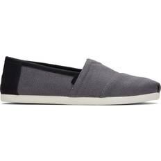 Toms Alpargata 3.0 Mens Slip On Shoes Pavement Herringbone Nubuck Synthetic Trim