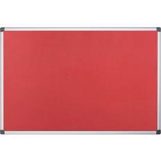 Bi-Office 900x600mm Red Felt Board