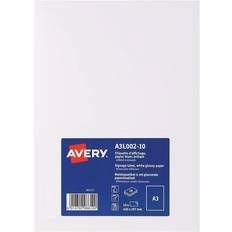 Avery A3L002-10. Product colour: White Label type: Self-adhesive pri