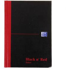 Oxford Black n' Red Notebook Ruled A6 96 Sheets