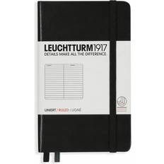 Leuchtturm1917 a6 Leuchtturm1917 Notesbog A6 Pocket Ruled Black