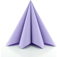 Lilla Papirservietter Luksus servietter Lavendel 40x40cm 25 stk