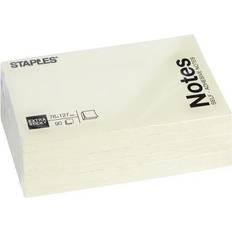 Staples Kalendere & Notesblokke Staples Notes X-sticky 76x127mm gul